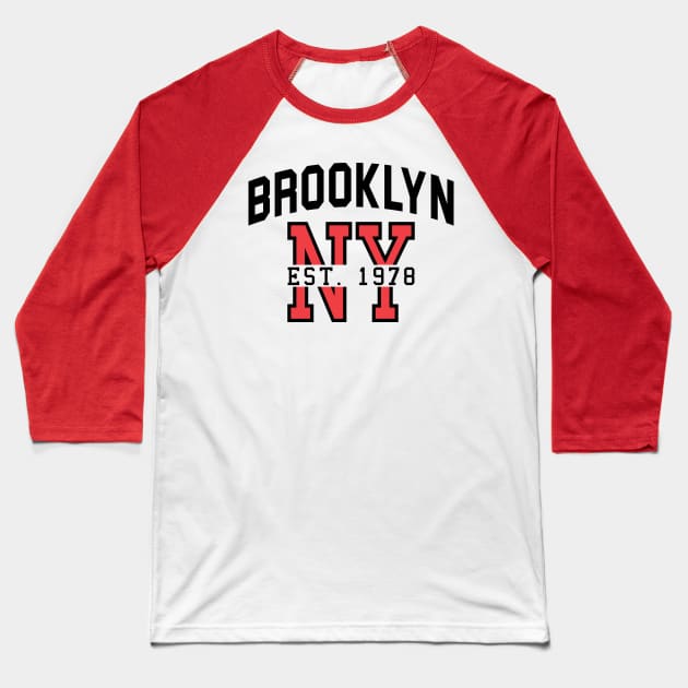 Brooklyn New York City Baseball T-Shirt by Raintreestrees7373